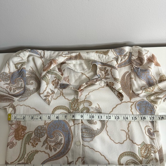 See by Chloe - Paisley Multi Top Button Down Blouse Paisley - FR 38 / US 6 - Picture 10 of 10